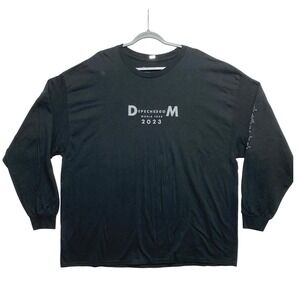Depeche Shirt Mens 3XL Black Long Sleeve Mode World Tour 2023 Memento Mori Tour